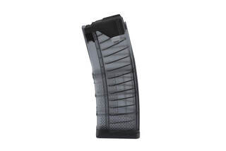 The Lancer Systems L5AWM 30 Round Translucent AR15 Magazine for 5.56 NATO and .223 remington is made from polymer